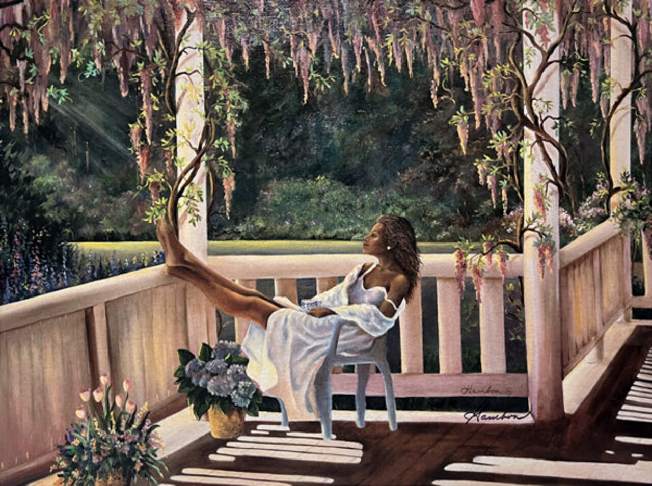 Afternoon Dreams by Consuelo Gamboa Wall Art Décor 17 7/8 x 23 7/8 Art Print